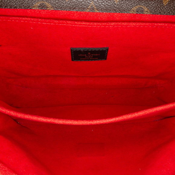 Pre-Loved Louis Vuitton Monogram Braided Pochette Metis - Picture 4 of 11